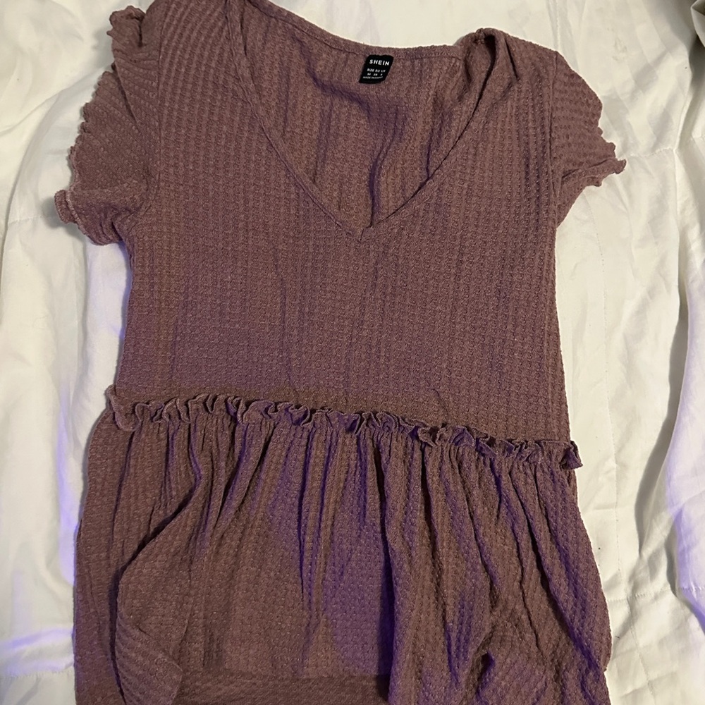 Purplish Hi-low shirt